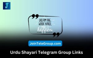 Urdu Shayari Telegram Group Links